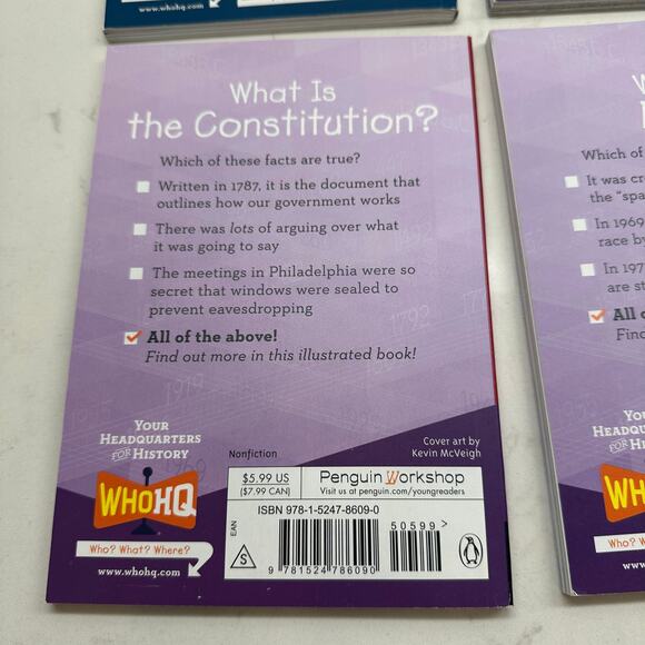 Children's Books Set of 4 What Is Series - Picture 10 of 11